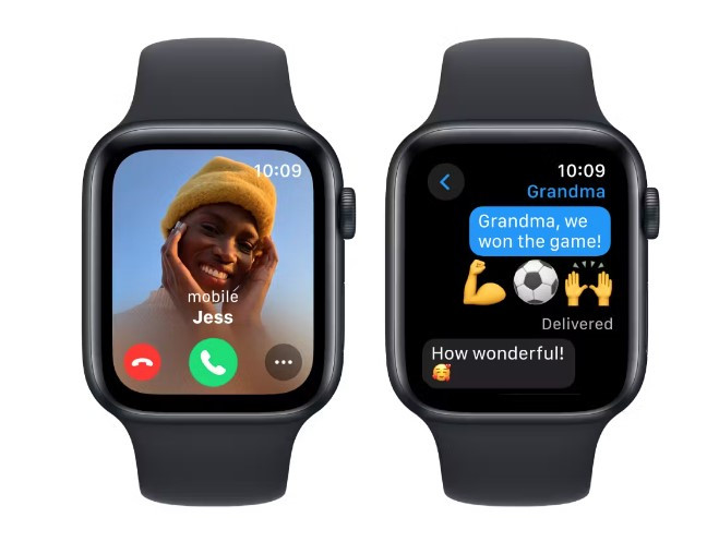 Умные часы Apple Watch SE 2023 A2723 44 мм (Темная ночь) Умные часы Apple Watch SE 2023 A2723 44 мм (Темная ночь)