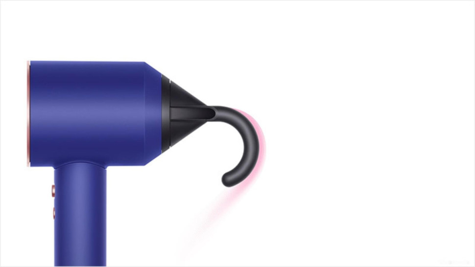 Фен Dyson HD07 Supersonic 426081-01 (синий/розовое золото)