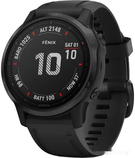 Умные часы Garmin Fenix 6s Pro (черный)