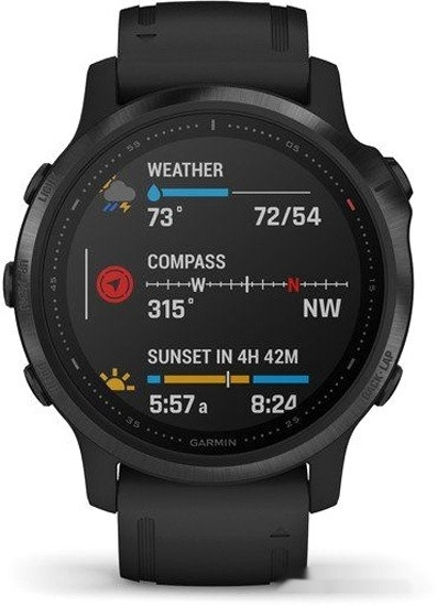 Умные часы Garmin Fenix 6s Pro (черный)