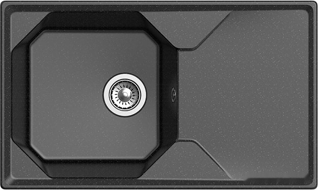 Кухонная мойка GranFest GF-U-840L (черный) Кухонная мойка GranFest GF-U-840L (черный)