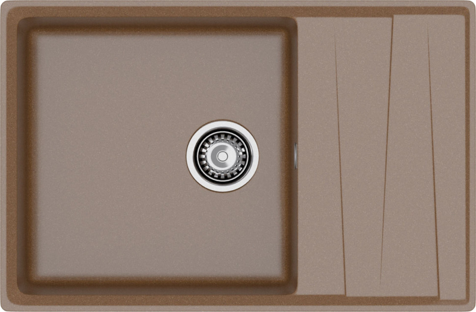 Кухонная мойка GranFest GF-LV-760L терракот