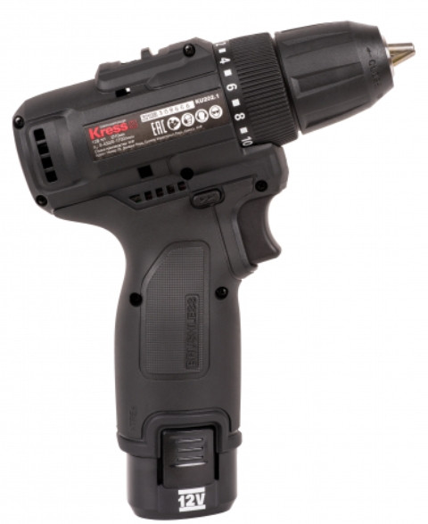 Дрель-шуруповерт Kress KU202.1 (с 2-мя АКБ, кейс)