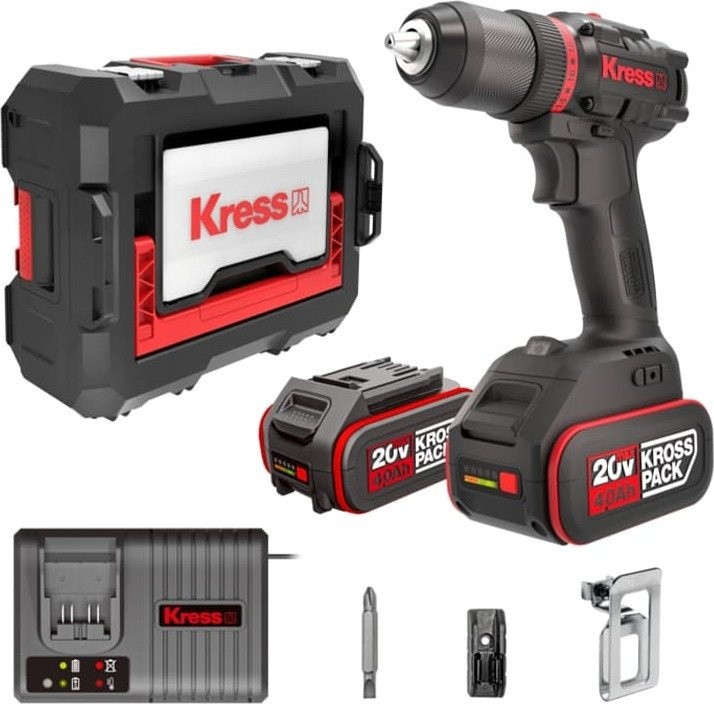 Дрель-шуруповерт Kress KUA71 (с 2-мя АКБ, кейс)