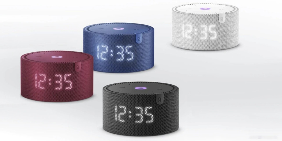 Умная колонка Яндекс Станция Мини 2 с часами (синий сапфир)