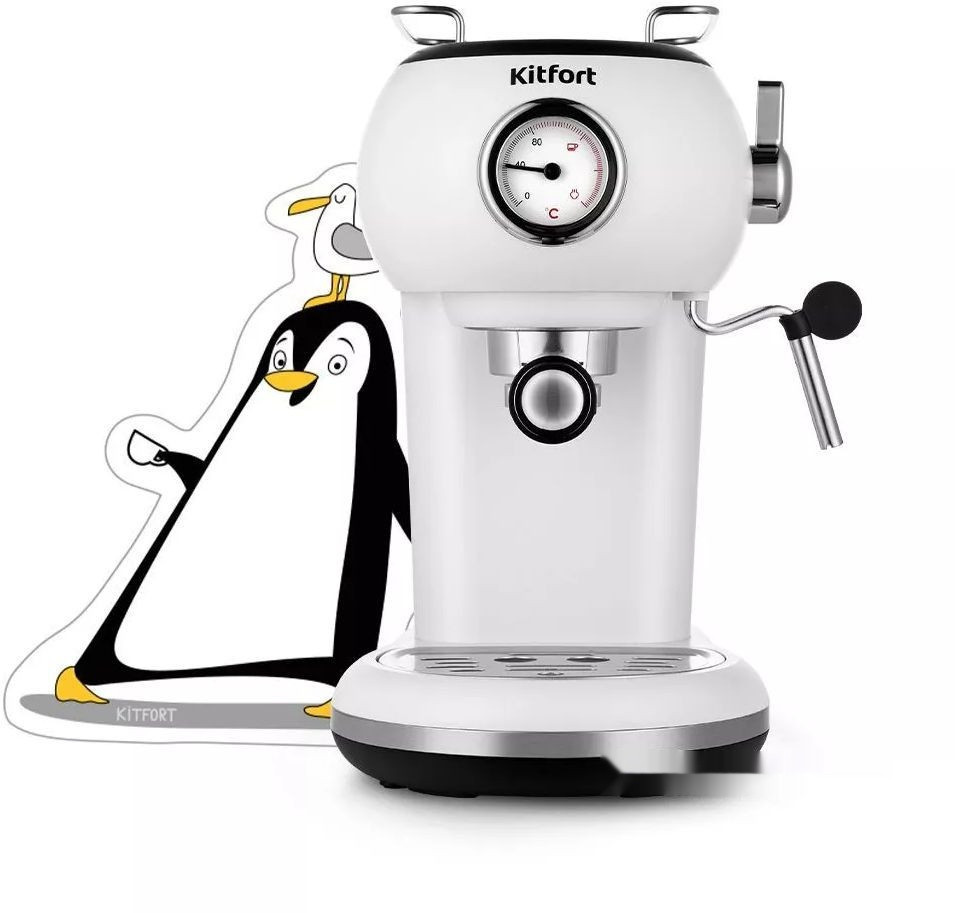 Рожковая кофеварка Kitfort KT-7219 Рожковая кофеварка Kitfort KT-7219