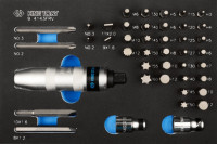 Набор отвертка с битами King Tony 9-4143FRV (43 предмета)