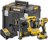 DeWALT DCK2532P2 (перфоратор, винтоверт, 2 АКБ, кейс)