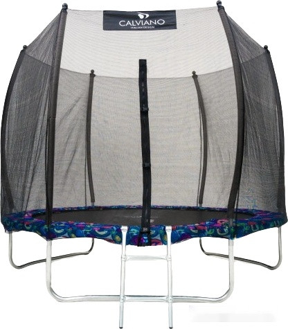 Батут Calviano Outside Master Smile 312 см - 10ft (внешняя сетка, с лестницей)