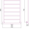 Полотенцесушитель Сунержа Канцлер 800x500 00-0254-8050 Полотенцесушитель Сунержа Канцлер 800x500 00-0254-8050