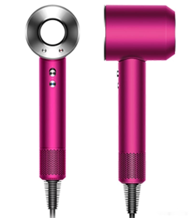 Фен Dyson HD08 Supersonic (фуксия/серебристый)