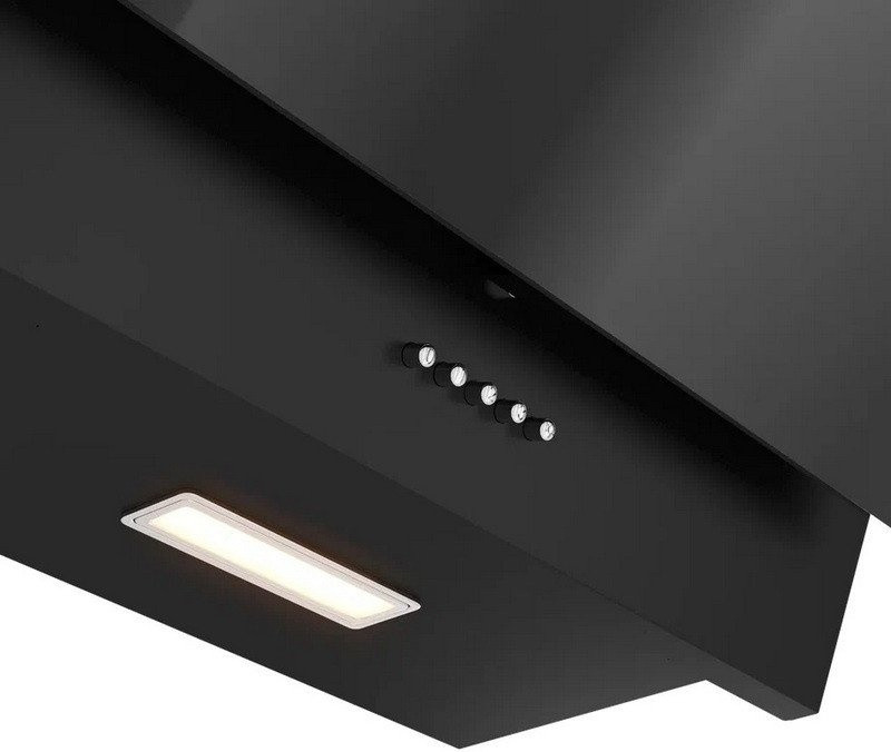 Вытяжка Elikor Коралл 50П-430-К3Д 266399 (черный/черное стекло)