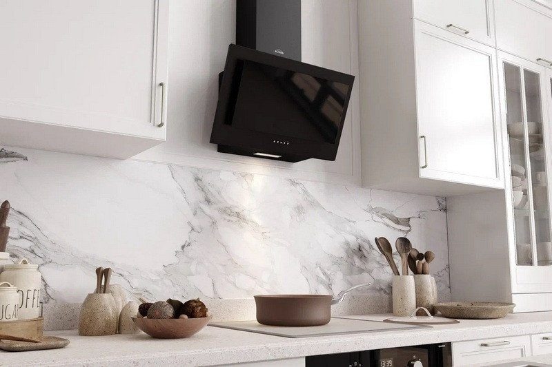 Вытяжка Elikor Коралл 50П-430-К3Д 266399 (черный/черное стекло)