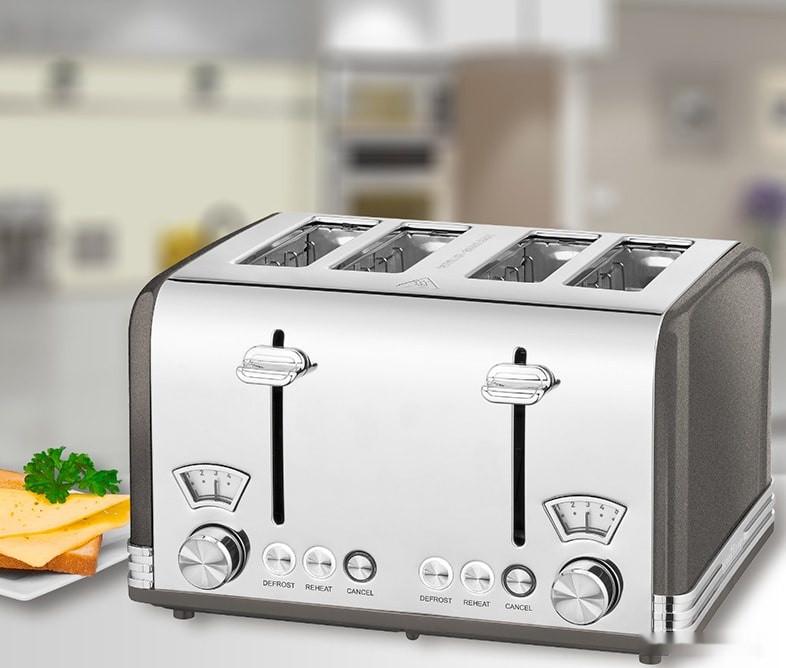 Тостер ProfiCook Vintage PC-TA 1194 (антрацит) Тостер ProfiCook Vintage PC-TA 1194 (антрацит)