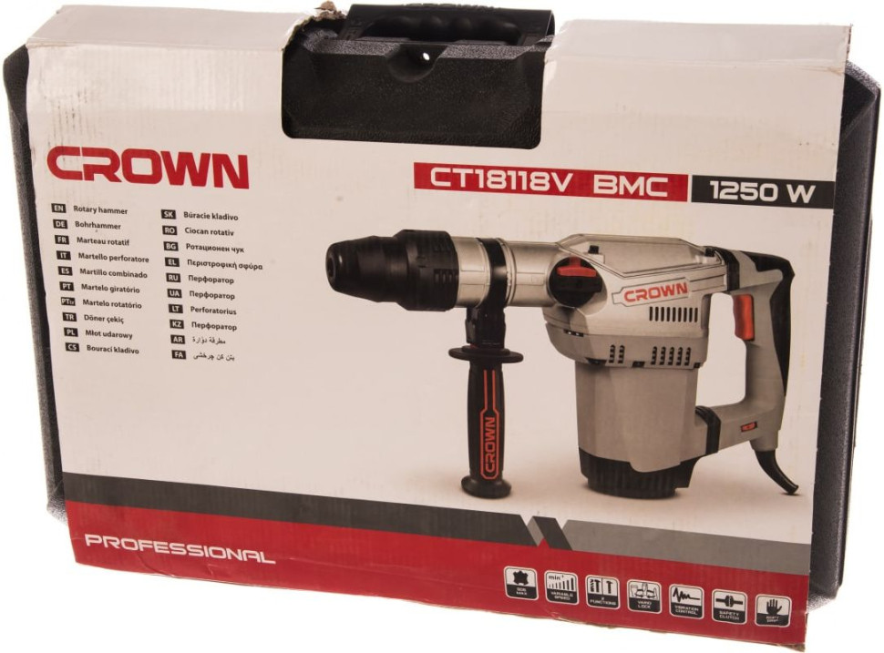 Перфоратор Crown CT18118V BMC