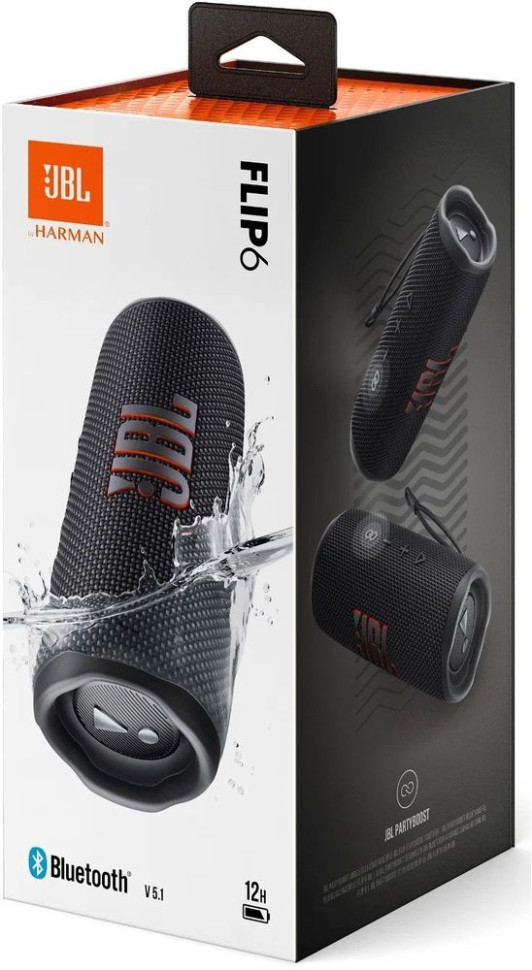 Портативная акустика JBL Flip 6 (Grey)