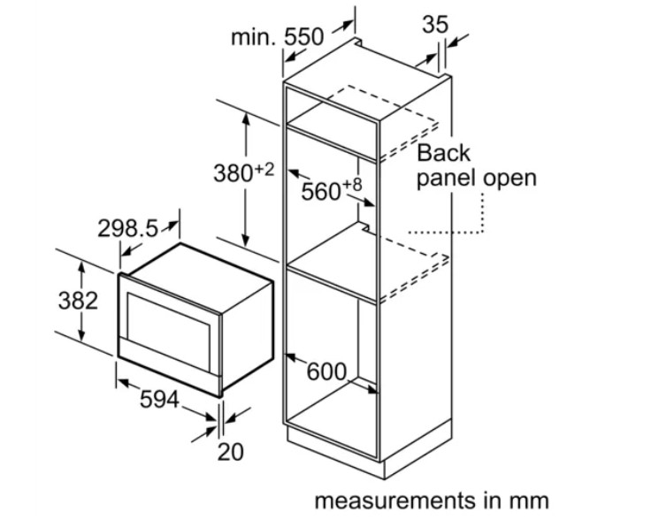 Микроволновая печь Bosch BFR634GW1 Микроволновая печь Bosch BFR634GW1