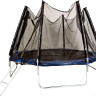 Батут GetActive Jump 10ft - 312 см складной, лестница, сетка (синий) Батут GetActive Jump 10ft - 312 см складной, лестница, сетка (синий)