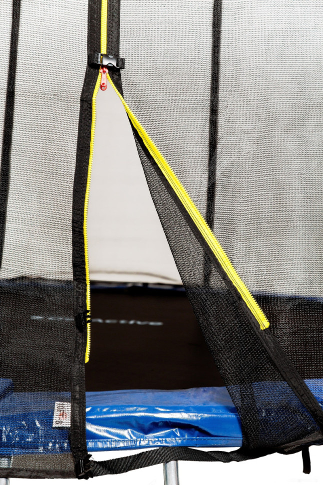 Батут GetActive Jump 10ft - 312 см складной, лестница, сетка (синий) Батут GetActive Jump 10ft - 312 см складной, лестница, сетка (синий)