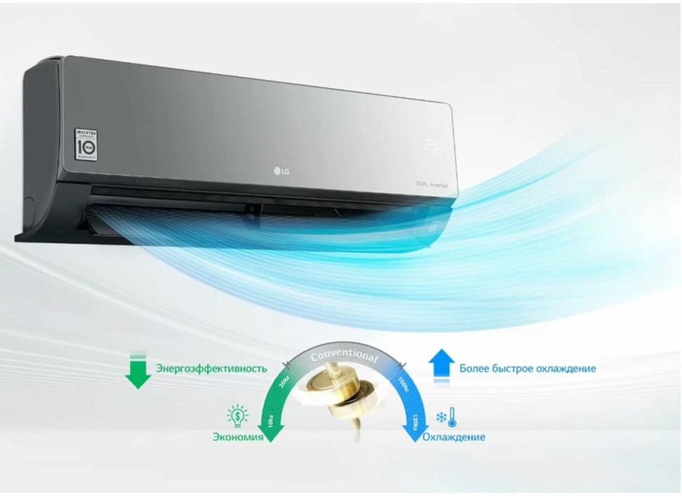 Кондиционер LG ARTCOOL Mirror AC09BK Кондиционер LG ARTCOOL Mirror AC09BK
