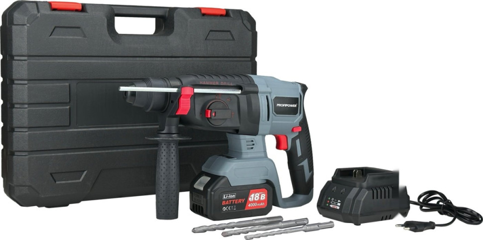 Перфоратор Profipower MKDHR-18V (с 1-им АКБ, кейс)