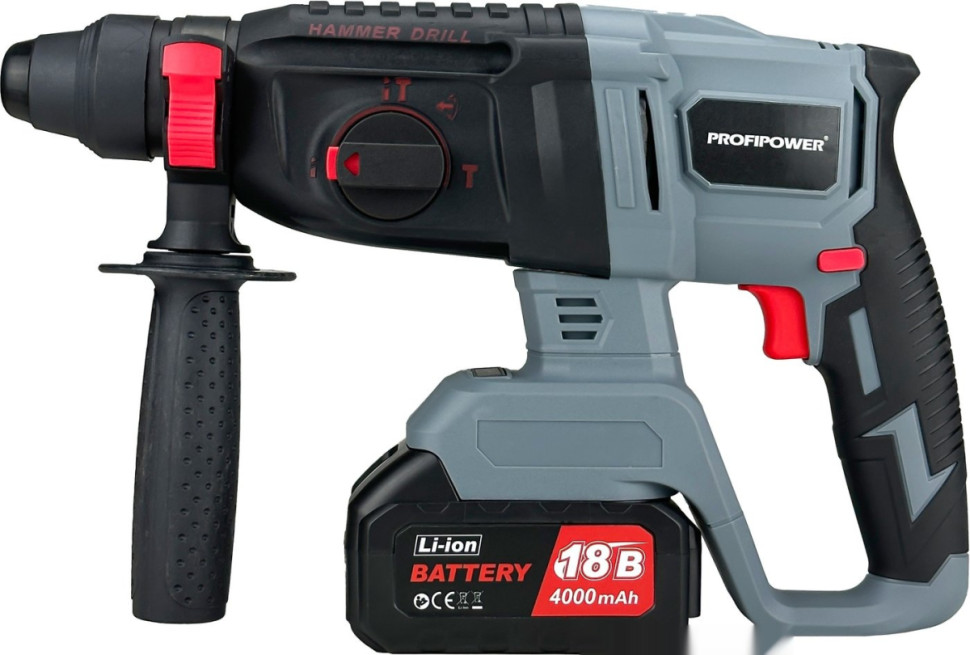 Перфоратор Profipower MKDHR-18V (с 1-им АКБ, кейс) Перфоратор Profipower MKDHR-18V (с 1-им АКБ, кейс)