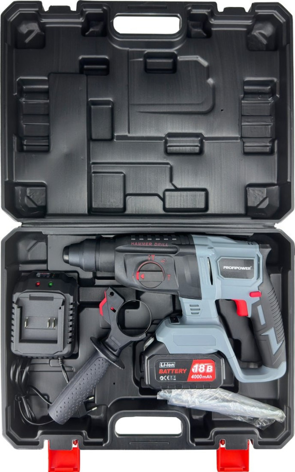 Перфоратор Profipower MKDHR-18V (с 1-им АКБ, кейс) Перфоратор Profipower MKDHR-18V (с 1-им АКБ, кейс)