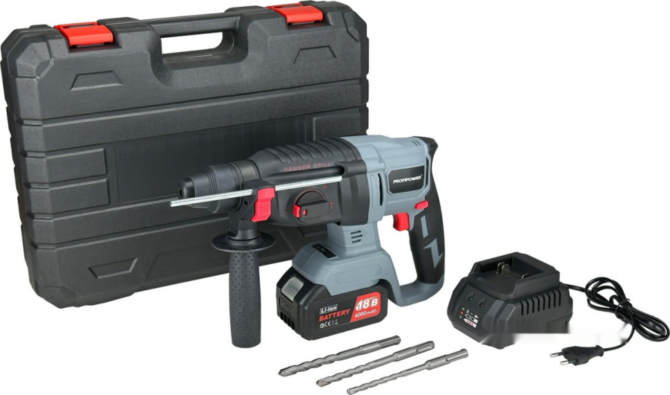 Перфоратор Profipower MKDHR-18V (с 1-им АКБ, кейс) Перфоратор Profipower MKDHR-18V (с 1-им АКБ, кейс)