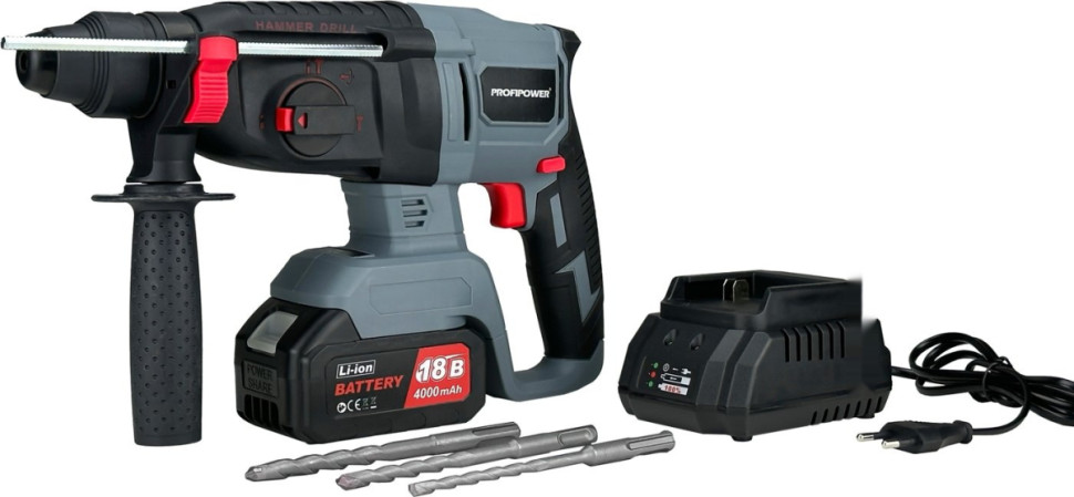 Перфоратор Profipower MKDHR-18V (с 1-им АКБ, кейс) Перфоратор Profipower MKDHR-18V (с 1-им АКБ, кейс)