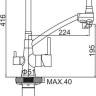 Смеситель Ledeme L4855D-12 Смеситель Ledeme L4855D-12