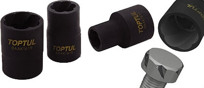 Набор торцевых головок Toptul GAAG0903 9 предметов Набор торцевых головок Toptul GAAG0903 9 предметов