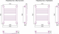 Полотенцесушитель Сунержа Богема+ 500x400 00-0220-5040
