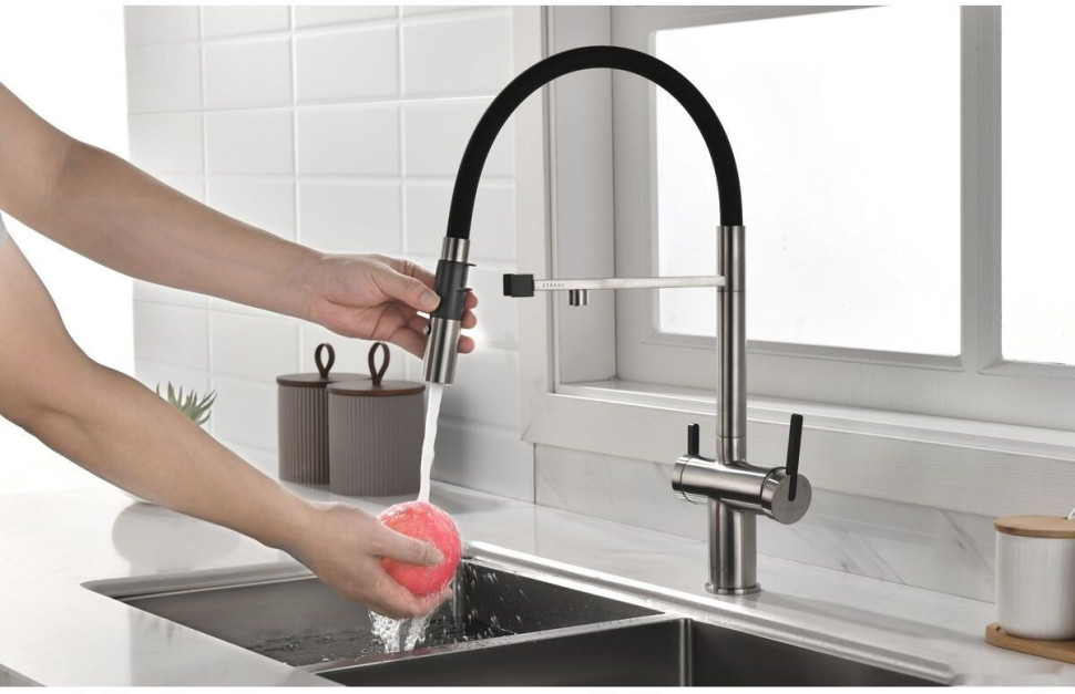 Смеситель Paulmark Gravity Gr213188-NI Смеситель Paulmark Gravity Gr213188-NI