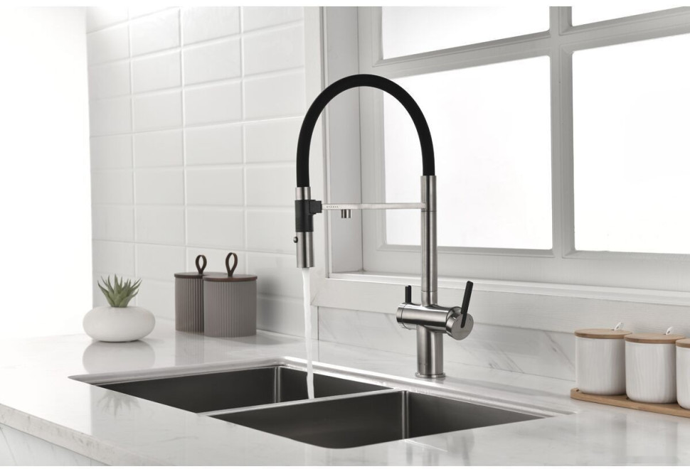 Смеситель Paulmark Gravity Gr213188-NI Смеситель Paulmark Gravity Gr213188-NI