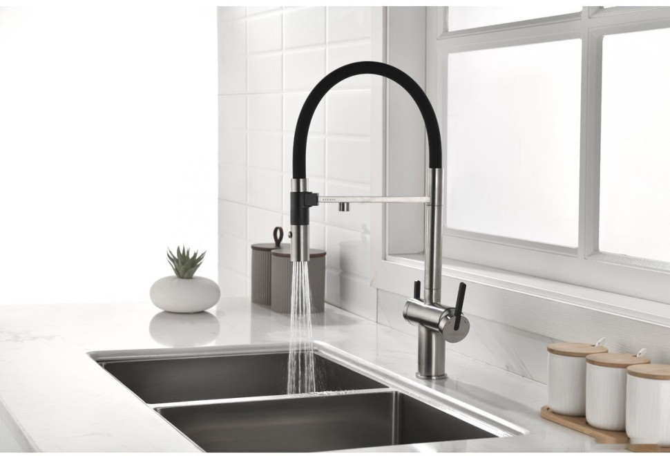 Смеситель Paulmark Gravity Gr213188-NI Смеситель Paulmark Gravity Gr213188-NI