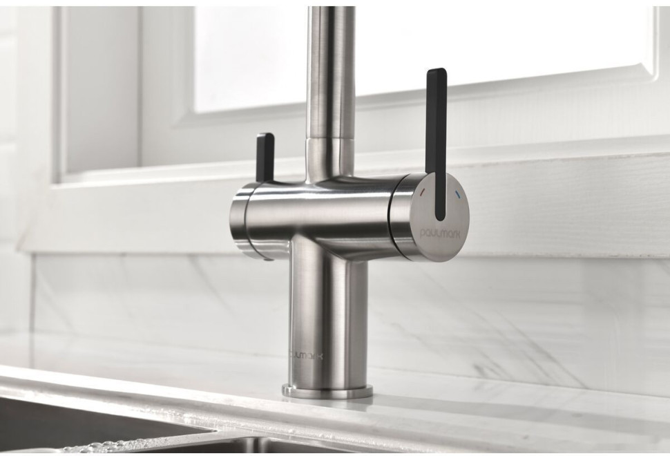 Смеситель Paulmark Gravity Gr213188-NI Смеситель Paulmark Gravity Gr213188-NI