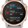 Умные часы Garmin Fenix 6s Sapphire (розовое золото/серый)