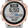 Умные часы Garmin Fenix 6s Sapphire (розовое золото/серый)