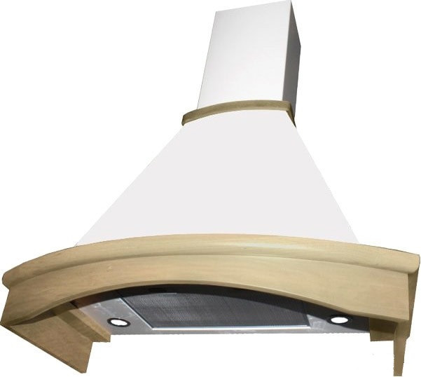 Вытяжка Elikor Ротонда 90П-650-П3Д (бежевый/дуб неокрашеный)