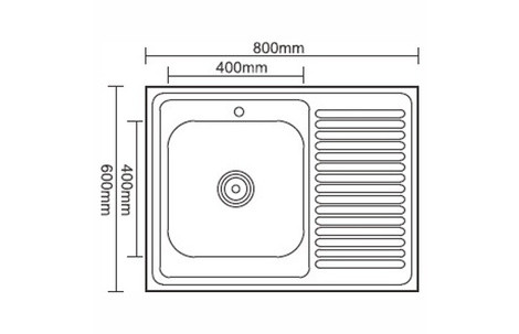 Кухонная мойка Ledeme L68060-R Кухонная мойка Ledeme L68060-R