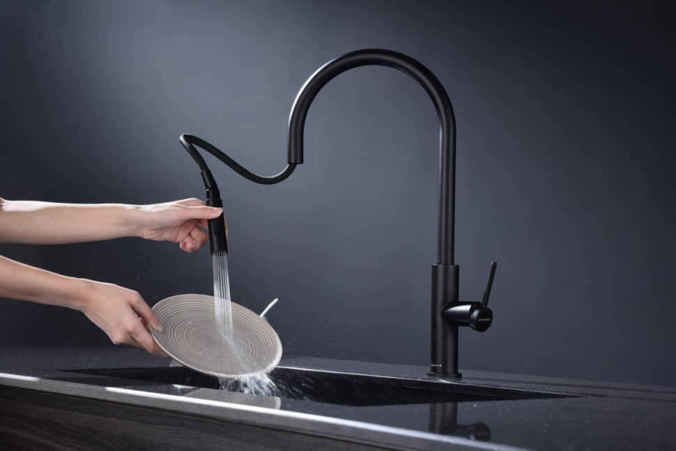 Смеситель Paulmark Senso Se215180-AN (черный/антрацит)