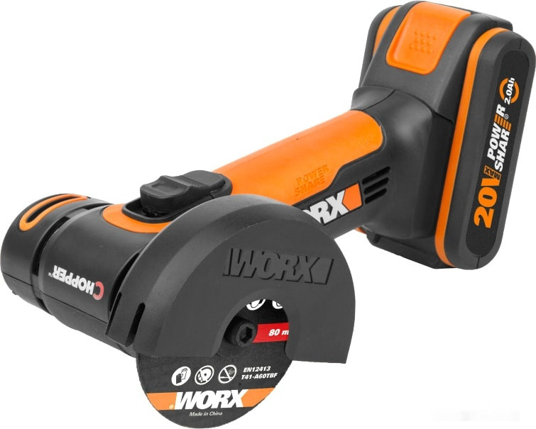 Угловая шлифмашина Worx WX801 (с 1-им АКБ, кейс) Угловая шлифмашина Worx WX801 (с 1-им АКБ, кейс)