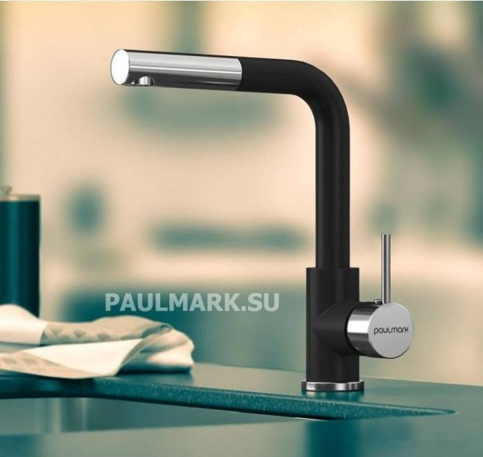 Смеситель Paulmark Kassel Ka214311-308 (черный)