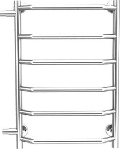 Полотенцесушитель Ростела Трапеция боковое подключение 1" 6 перекладин 70 см