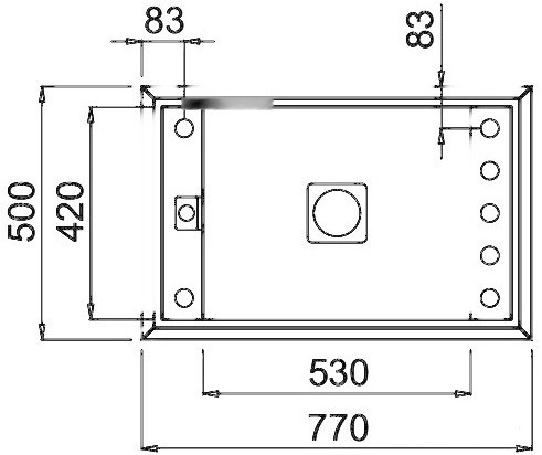 Кухонная мойка Elleci Value 130 White 96 Кухонная мойка Elleci Value 130 White 96