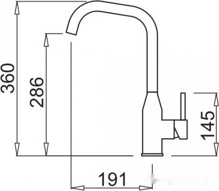 Смеситель Elleci Dora G40 Nero Смеситель Elleci Dora G40 Nero