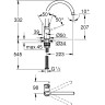 Смеситель Grohe BauClassic 31234001
