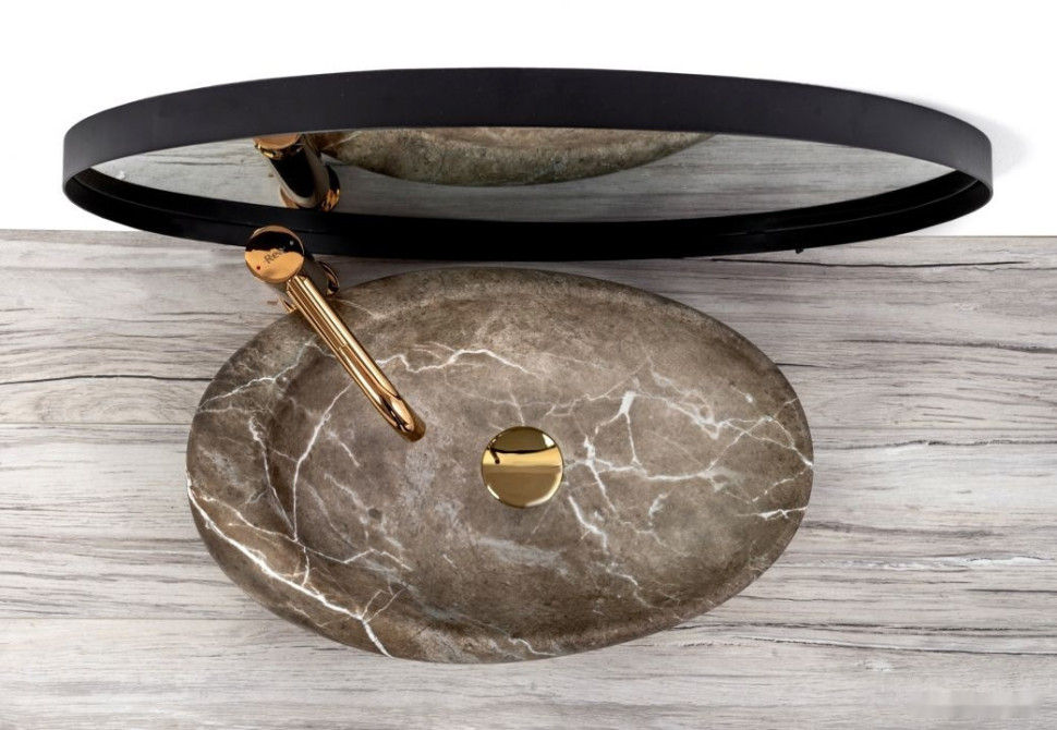 Умывальник Rea Roxy B Stone Nature U6650 Умывальник Rea Roxy B Stone Nature U6650