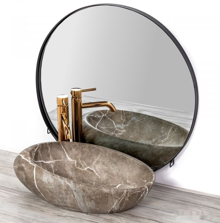 Умывальник Rea Roxy B Stone Nature U6650 Умывальник Rea Roxy B Stone Nature U6650