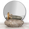 Умывальник Rea Roxy B Stone Nature U6650 Умывальник Rea Roxy B Stone Nature U6650